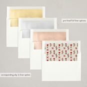 "Folklore joy" - Holiday Cards in Cranberry by Maja Cunningham - Envelope Liner Options
