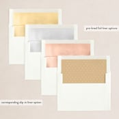"frosted wreath" - Holiday Cards in Sand by Oma N. Ramkhelawan - Envelope Liners