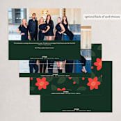 "Winter Joy" - Holiday Cards in Emerald by Michelle Taylor - Back of Card Options
