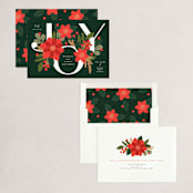 "Winter Joy" - Holiday Cards in Emerald by Michelle Taylor - Assembled