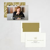 "Classic Christmas Blessings" - Holiday Cards in Harvest by Kimberly FitzSimons - Assembled
