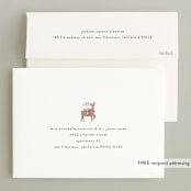 "Snow Globe Wonderland" - Holiday Cards in Navy by Melinda Denison - FREE Recipient Addressing