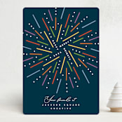 "Fireworks" - Holiday Cards in Rainbow by Owl and Toad - Front