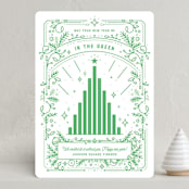 "In The Green" - Holiday Cards in Pine by Stephanie Hawkes - Front