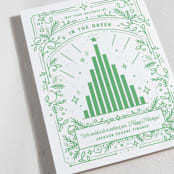 "In The Green" - Holiday Cards in Pine by Stephanie Hawkes - Close-Up