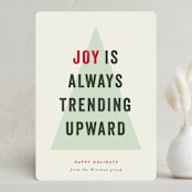 "trend forecast" - Holiday Cards in Almond by Sara Hicks Malone - Front