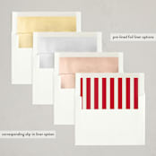 "trend forecast" - Holiday Cards in Almond by Sara Hicks Malone - Envelope Liners
