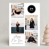"Filmstrip" - Holiday Cards in Cloud by Jennifer Lew - Front