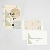 "geometrical peace" - Holiday Cards in Grass by Sumak Studio - Assembled