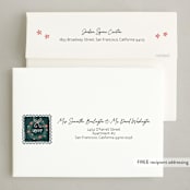 "Joyful holiday stamps" - Holiday Cards in Rosy Cheeks by Another Please - FREE Recipient Addressing