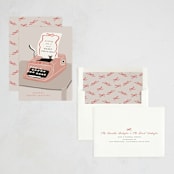 "Vintage Note" - Holiday Cards in Winter Rose by Maja Cunningham - Assembled