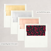 "Holiday wreath" - Holiday Cards in Noir by Creo Study - Envelope Liners