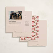 "La Porta" - Holiday Cards in Rosy Cheeks by Petra Kern - Back of Card Options