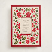 "Florale" - Holiday Cards in Poinsettia by Erin L. Wilson - Front