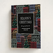 "Holiday City" - Holiday Cards in Eclipse by Pixel and Hank - Folded Card