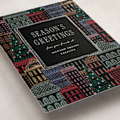 "Holiday City" - Holiday Cards in Eclipse by Pixel and Hank - Detail