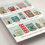 "Village" - Holiday Cards in North Pole by Heather Schertzer - Detail