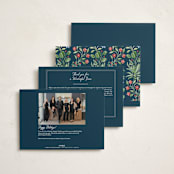 "Sophia" - Holiday Cards in Juniper by Sarah Knight - Back of Card Options