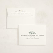 "Holiday Vine" - Holiday Cards in Juniper by Susan Moyal - FREE Recipient Addressing