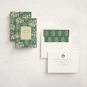 "Cozy Cottage Toile" - Holiday Cards in Cotswolds by Jackie Crawford - Assembled