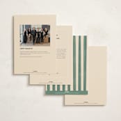 "Vintage Ski season" - Holiday Cards in Pine Needle by Creo Study - Back of Card Options