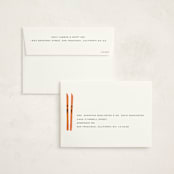 "Vintage Ski season" - Holiday Cards in Pine Needle by Creo Study - FREE Recipient Addressing