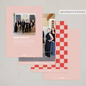 "Year of Cheer" - Holiday Cards in Gumdrop by Olivia Kanaley Inman - Back of Card Options