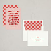 "Year of Cheer" - Holiday Cards in Gumdrop by Olivia Kanaley Inman - Assembled