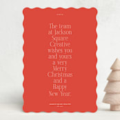"A message" - Holiday Cards in Rosebud by Hudson meet Rose - Front