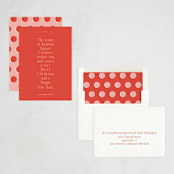 "A message" - Holiday Cards in Rosebud by Hudson meet Rose - Assembled