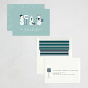 "Real Estate Buddies" - Holiday Cards in Wintermint by Corinne Malesic - Assembled