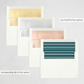 "Real Estate Buddies" - Holiday Cards in Wintermint by Corinne Malesic - Envelope Liners