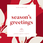 "Bold and Bright" - Holiday Cards in Berry by Kelly Schmidt - Close-Up