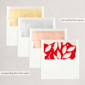 "Bold and Bright" - Holiday Cards in Berry by Kelly Schmidt - Envelope Liners