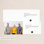 "Botanical Banner" - Holiday Cards in Mulled Wine by Susan Moyal - Interior Options