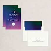 "Holiday Glow" - Holiday Cards in Aurora Borealis by Phrosné Barwood - Assembled