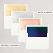 "Holiday Glow" - Holiday Cards in Aurora Borealis by Phrosné Barwood - Envelope Liners