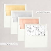 "Joyful Trees" - Holiday Cards in Spruce by Katy Abraham - Envelope Liners
