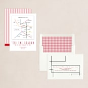 "metro map WFH" - Holiday Cards in Santa Suit by Deborah Chou - Assembled