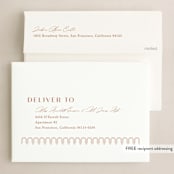 "Corporate Clean" - Holiday Cards in Ginger Bread by Mansi Verma - FREE Recipient Addressing