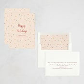 "Happy Dots" - Holiday Cards in Whipped Cream by Ani Somi - Assembled