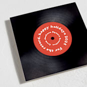 "For the Record" - Holiday Cards in Maple Leaf by Gwen Bedat - Detail