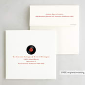 "For the Record" - Holiday Cards in Maple Leaf by Gwen Bedat - FREE Recipient Addressing