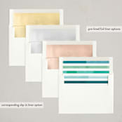 "Bright & Happy" - Holiday Cards in Ocean by Robert and Stella - Envelope Liner Options