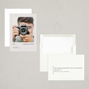 "Photogenic" - Holiday Cards in Titanium by Gwen Bedat - Assembled