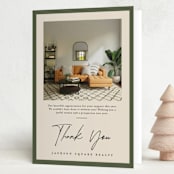 "Mod appreciation" - Holiday Cards in Wreath by Creo Study - Folded Card