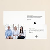 "Stars" - Holiday Cards in Golden by Lori Wemple - Interior Options