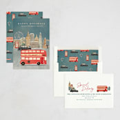 "City sidewalk III" - Holiday Cards in Wintermint by Creo Study - Assembled