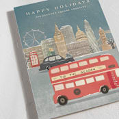 "City sidewalk III" - Holiday Cards in Wintermint by Creo Study - Close-Up