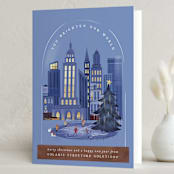 "bright globe" - Holiday Cards in Christmas Eve by Grae - Folded Card